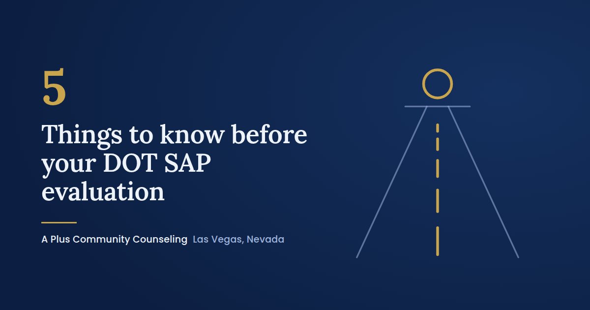 Illustration of a highway toward the horizon, representing the DOT SAP return-to-duty process